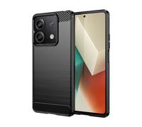 Cruzerlite Compatibile con Xiaomi Redmi Note 13, fibra di carbonio, design con assorbimento degli urti, progettata per Xiaomi Redmi Note 13 5G Case (2023) (nero)