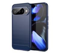 Cruzerlite Custodia per Google Pixel 10 Pro, in fibra di carbonio, con texture di design, antigraffio, antiurto, Cover per Google Pixel 10 Pro/Pixel 10 (2025) (blu)
