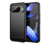 Cruzerlite Custodia per Google Pixel 10, per Pixel 10 Pro, in fibra di carbonio, con texture di design, antigraffio, antiurto, per Google Pixel 10 Pro Case (2025) (nero)