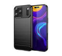 Cruzerlite Custodia per iPhone 17 Pro Max, design in fibra di carbonio, antigraffio, antiurto, Cover per iPhone 17 Pro Max (2025) (nero)