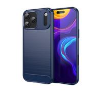 Cruzerlite Custodia per iPhone 17 Pro Max, design in fibra di carbonio, antigraffio, antiurto, Cover per iPhone 17 Pro Max (2025) (blu)