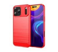 Cruzerlite Custodia per iPhone 17 Pro Max, design in fibra di carbonio, antigraffio, antiurto, Cover per iPhone 17 Pro Max (2025) (rosso)