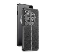 Cruzerlite Custodia per Oneplus 12, fibra di carbonio Texture Design Anti Graffio Shock Absorption Custodia protettiva Cover per Oneplus 12 (2023) (Belle Nero)