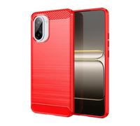 Cruzerlite Custodia per OnePlus Nord CE5, in fibra di carbonio, design antigraffio e antiurto, per OnePlus Nord CE5 5G Case (2025) (rosso)