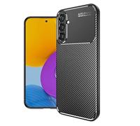 Cruzerlite Custodia per Samsung Galaxy A54, Carbon Fiber Texture Cover Anti-Scratch Shock Absorption Cover per Samsung Galaxy A54 (Carbon Black)
