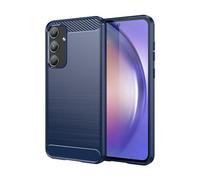 Cruzerlite Custodia per Samsung Galaxy A55 5G, Design in Fibra di Carbonio Anti-Graffio e Assorbimento degli Urti Cover per Samsung Galaxy A55 5G (2024) (Blu)