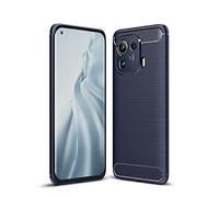 Cruzerlite Custodia per Xiaomi Mi 11T Pro/ 11T, design in fibra di carbonio, assorbimento degli urti realizzata Cover per Xiaomi Mi 11T Pro/ Mi11T - Blue