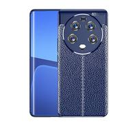 Cruzerlite Custodia per Xiaomi Mi 13 Ultra, Carbon Fiber Texture Cover Shock Absorption Cover per Xiaomi Mi 13 Ultra (2023) (Leather Blue)