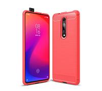 Cruzerlite Custodia Xiaomi Mi 9T, Cover Xiaomi Mi 9T, Custodia Xiaomi Mi 9T Pro, Cover Xiaomi Mi 9T Pro, Cover Anti-Scratch Shock Absorption Case for Xiaomi Mi 9T /9T Pro (Red)