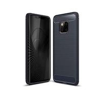 Cruzerlite Custodia realizzata per Huawei Mate 20 Pro, Carbon Fiber Shock Absorption Slim TPU Cover per Huawei Mate 20 Pro (Blue)