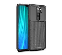 Cruzerlite Custodia Redmi Note 8 Pro, Cover Redmi Note 8 Pro, Carbon Fiber Texture Design Design Cover Anti-Scratch Shock Absorption Case for Xiaomi Redmi Note 8 Pro (Carbon Black)