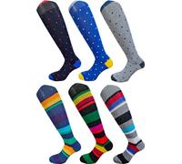 CRV PAJAMAS AND SOCKS CRAVANA Calze Uomo Corte e Lunghe in Cotone Caldo a fantasia Righe Disegni Perfette per la stagione fredda, Alta Moda Italiana Prodotti made in Italy (8113 LUNGO T2, 42-44)