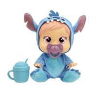CRY BABIES Disney STITCH Bambola bebè Cry Babies Loving Care ispirato a Stitch, include 3 accessori e piange vere lacrime. Bambini dai 3 anni in su.