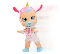 CRY BABIES Dreamy Bambola Interattiva Aiuta Dreamy a Muovere i Primi Passi, a Emettere 10 Suoni e Reazioni. Piangere le Lacrime Bambini a partire da 3 anni
