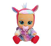 Cry Babies Dressy Fantasy Hannah, Bambola Interattiva che Piange Lacrime Vere con Capelli da Acconciare, Vestiti da Indossare e Accessori, Gioco per Bambini e Bambine +1 Anno