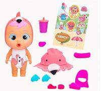Cry Babies Magic Tears Tropical Beach Babies Fancy | Bambola collezionabile che piange Lacrime Vere con Costume da Bagno & 4 Accessori - Giocattolo per bambine e bambini da +3 anni