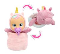 Luna & poppy bambola magica per la nanna: luci, suoni e ninne nanne con coperta doppia faccia. corpo morbido e soffice