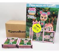 CRY BABIES MAGIC TEARS 2023 album vuoto + 50 bustine sigillate figurine Panini