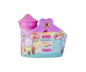 CRY BABIES MAGIC TEARS Casetta Castello | Mini bambola a Sorpresa da Collezionare con Vestitini in tessuto, Accessori e Animaletti domestici - Ispirate ai personaggi delle fiabe che piangono Lacrime
