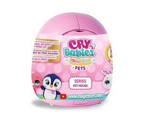 CRY BABIES MAGIC TEARS Casetta Cuccioli Stringi la sua testa e piangi lacrime vere - Modella a sorpresa