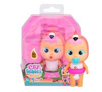 Cry Babies Magic Tears Tropical Beach Babies Fancy | Bambola collezionabile che piange Lacrime Vere con Costume da Bagno & 4 Accessori - Giocattolo per bambine e bambini da +3 anni