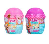 Cry Babies Magic Tears Tropical Beach Babies Pack | 2 bambole a sorpresa da collezione che piangono lacrime vere con Swimsui e 14 accessori - Giocattoli per ragazze e ragazzi +3 anni