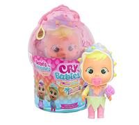 Cry Babies Magic Tears Tropical Shiny Shells Sandy | Bambole collezionabili che piangono Lacrime Schiumose e hanno 8 Accessori - Gioco per Bambine e Bambini +3 Anni