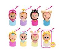 Cry babies playtime newborns - 8 bamboline portachiavi da collezionare - assortito