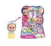 CRY BABIES PLAYTIME Nuovi Portachiavi Neonati da Collezionare con Faccette Cambianti e Coperta in Silicone Bambini dai 3 Anni in Su