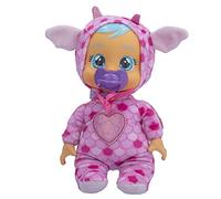 Cry Babies Tiny Cuddles Bruny - Bamboletta da 22,9 cm, piange vere lacrime, rosa e blu