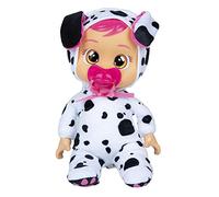 Cry Babies Tiny Cuddles Dotty - Bambola da bambino, 22,9 cm, in bianco e nero (multicolore)
