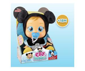 CryBabies Bambola Che Piange, dai 18 Mesi Mickey Mouse