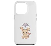Crybaby Club Kawaii Sad Bunny Pastello Custodia per iPhone 13 Pro