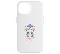 Crybaby Club Kawaii Sad Bunny Pastello Custodia per iPhone 14