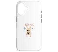 Crybaby Club Kawaii Sad Bunny Pastello Custodia per iPhone 16