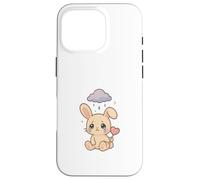Crybaby Club Kawaii Sad Bunny Pastello Custodia per iPhone 16 Pro