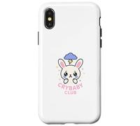 Crybaby Club Kawaii Sad Bunny Pastello Custodia per iPhone X/XS