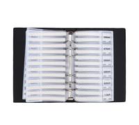Cryfokt 0603 Libro di Campionamento Induttore con Kit di Assortimento Induttore Multistrato, 64 Valori X 50pcs, Ricerca Facile, Foglia Libera, per Ingegnere, Studente, Prova,