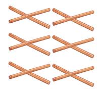 Cryfokt 10 Bastoncini di Ceralacca, Bastoncini Colorati Sigillati a Caldo Senza Fumo per Manoscritti in Carta, Ideali per le Vacanze (rame oro)