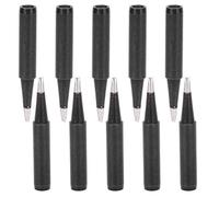 Cryfokt 10 Punte Nere per Saldatore con Riscaldamento Interno per Serie 936/937/938 900M-T-1.6D - Riscaldamento Rapido, Ecologiche, Adatte per Ampie Aree di Saldatura - Si Applica a