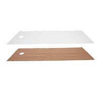 Cryfokt 2 Lenzuola Monouso in Poliestere Impermeabile per Massaggio, per Salone di Bellezza, Copriletto Igienico Durevole per Club Spa, Hotel, 78,7 X 30 Pollici (Bianco + testa di moro)