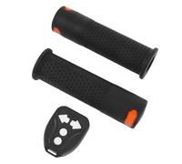 Cryfokt 2pcs E Guarnizione Scooter Impugna Segnale di Svolta, Manubrio di Impugnatura di Sostituzione con Telecomando Wireless, Luce di per Impugnatura a Manubrio di Gomma Scooter
