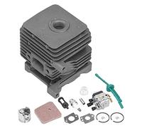 Cryfokt 4140 020 1202 Kit Carburatore Set Pistone Cilindro Resistente all'Usura per FS55 FS45 FS38, Facile da Installare e Sostituire, Produzione Professionale