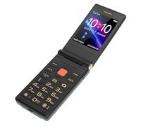 Cryfokt 4G Flip Telefono, Flip Phone Doppia Schermata per Il Presente (Green)