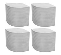 Cryfokt 4pcs Tappi per Angoli della Barca del Pontone, Tappi Angolari in Alluminio per Angolo per 90 Gradi di Protezione Angolare del Ponte Arrotondato, Altezza 3-9/16 Pollici a