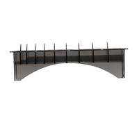 Cryfokt 9,8 X 2,8 X 6,6 cm. Limit Comb Storage Guide Contenitore di Plastica Pettine Contenitore 10 Griglia Desktop Organizer Elettrico Tagliacapelli Limite Pettine Organizzatore