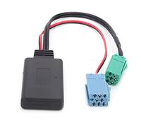 Cryfokt Adattatore Cavo 5.0 AUX con Connettore Mini ISO Adatto per/Espace / / Laguna, Adattatore Audio per Auto Facile da Installare per Radio Aggiornamenti, Audio 6 Pin 8 Pin Adatto per