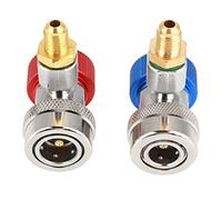 Cryfokt Adattatore di Accoppiamento Hi-Lo, Connessione a Frizione Rapida, Connessione a Frizione Rapida R134A Resistente alla Corrosione per Auto con Aria Condizionata