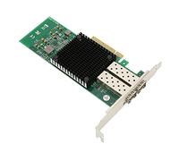 Cryfokt Adattatore Server Ethernet 10 Gigabit a Doppia Porta con velocità di Trasmissione Elevata e Design Efficiente Dal Punto di Vista Energetico, per la Gestione IT, Scheda di Rete Server PCIEx8