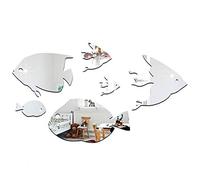 Cryfokt Adesivo Murale Scuola di Pesci in Acrilico, Facile da Applicare, | Materiale atossico, Versatile per il soggiorno, Perfetto per la camera dei bambini, Bellissima decorazione da parete, Non